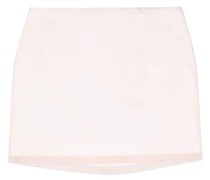 silk mini skirt