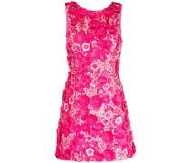 Minikleid mit Blumen-Print