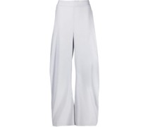 high-waisted wide-leg trousers