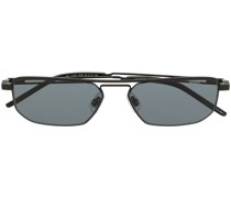 Sonnenbrille mit eckigem Gestell