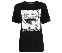 T-Shirt mit Katzen-Print