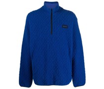 Jacquard-Sweatshirt mit Reißverschluss