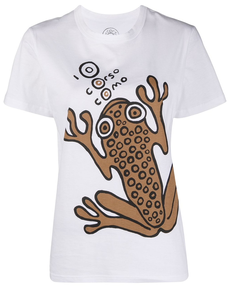 10 Corso Como Damen T-Shirt mit grafischem Print