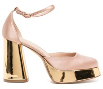 Pumps mit Plateau 100mm