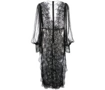 Semi-transparentes Spitzenkleid