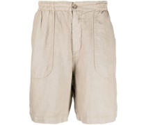 Elastische Shorts mit geradem Bein