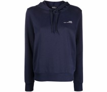A.P.C. Hoodie mit Logo-Print