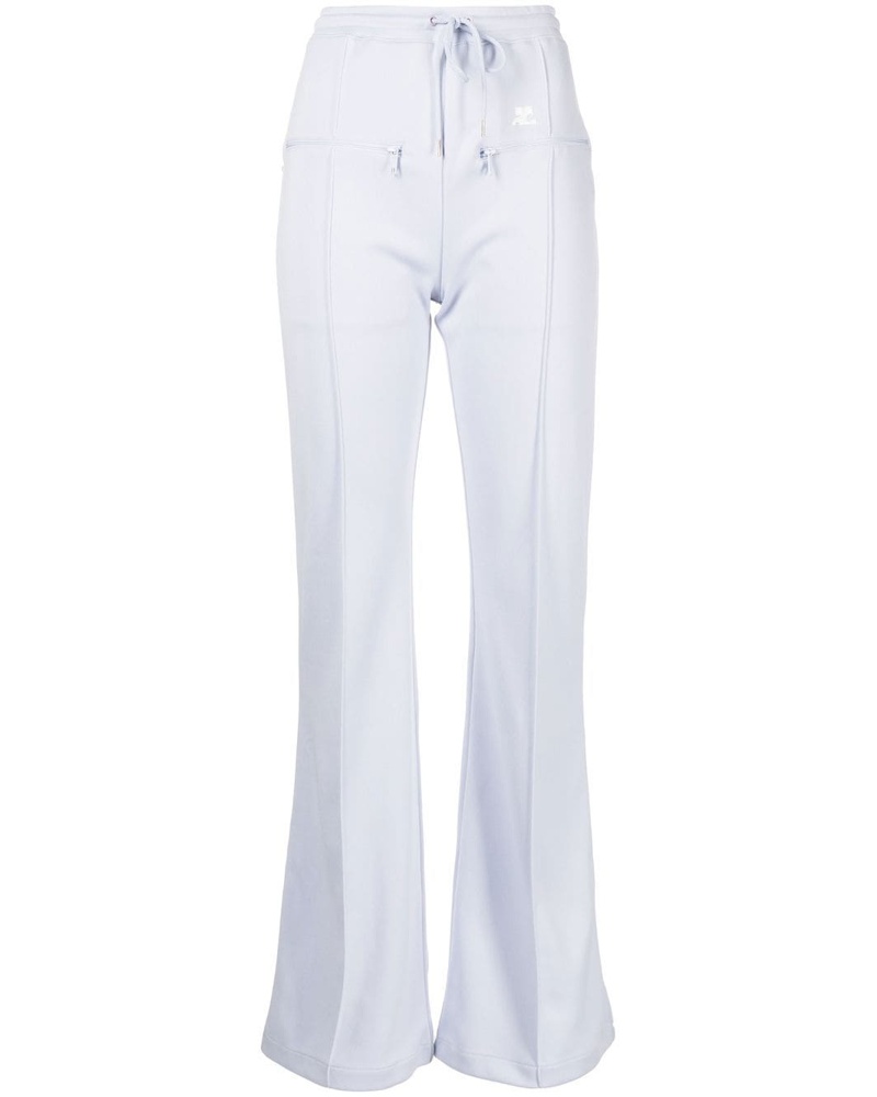 Courrèges Damen Jogginghose mit Logo-Patch