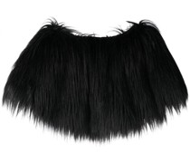 Cape mit Faux Fur