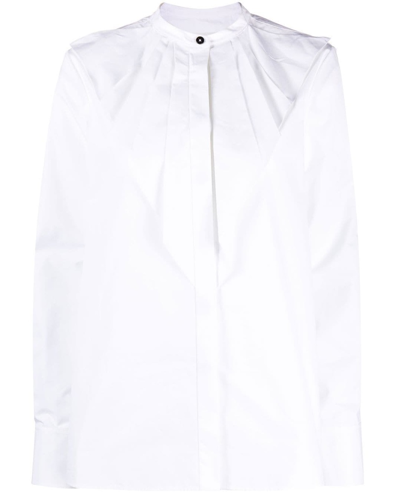Jil Sander Damen Hemd mit Falten