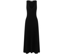 Trägerkleid aus geripptem Strick