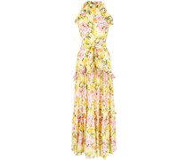 Maxikleid mit Blumen-Print