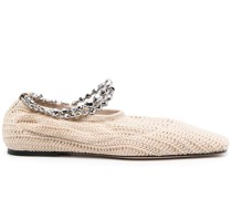 Ballerinas mit Perlen