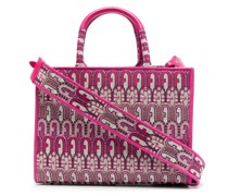 Shopper aus Monogramm-Jacquard