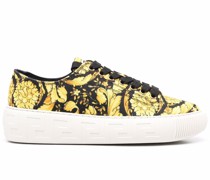 Sneakers mit Barock-Print