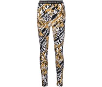 Leggings mit barockem Muster