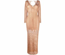 abito effetto rete knitted dress