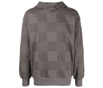 Musium Div. Hoodie mit Schachbrettmuster
