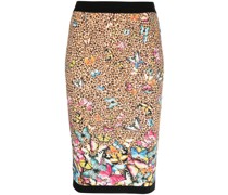 Rock mit Leoparden-Print