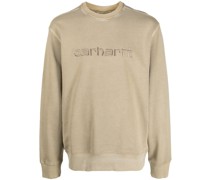 Sweatshirt mit Logo-Stickerei