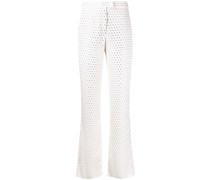 Gerade Hose mit Kristallen