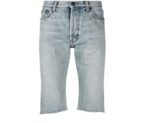 Ausgefranste Jeans-Shorts