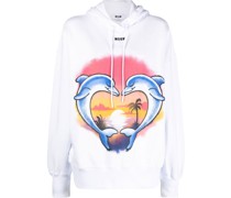 Hoodie mit grafischem Print
