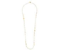 18kt Gelbgoldhalskette mit Diamanten