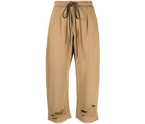 Cropped-Hose im Distressed-Look