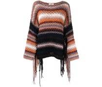 Pullover mit Lochstrickmuster