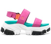 Sandalen in Colour-Block-Optik