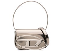 1DR mirrored-leather shoulder bag