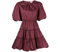 Minikleid mit Ballonärmeln