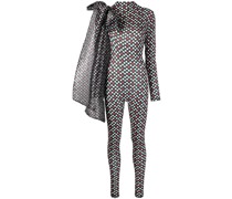 Gepunkteter Jumpsuit