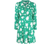 Minikleid mit Blumen-Print