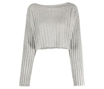 Gerippter Pullover