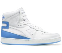 High-Top-Sneakers mit Kontrasteinsatz
