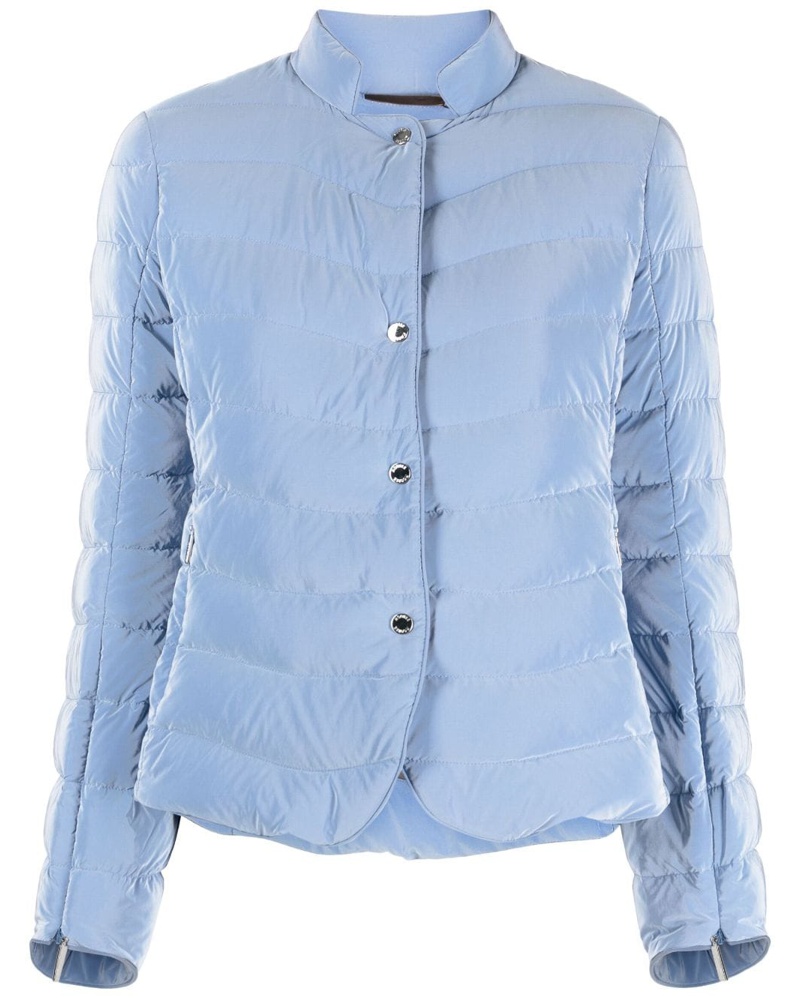 MOORER Damen Gefütterte Jacke