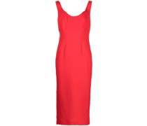 Schulterfreies Midikleid