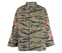 Hemdjacke mit Camouflagemuster