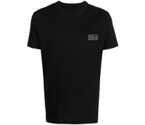 T-Shirt mit Logo-Schild