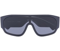 90s Sonnenbrille im Visier-Design