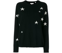 Kaschmirpullover mit Sternemuster