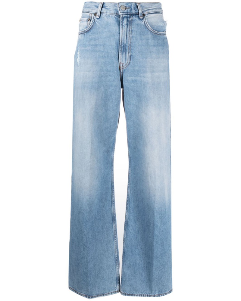 Acne Studios Damen high-waist wide-leg jeans