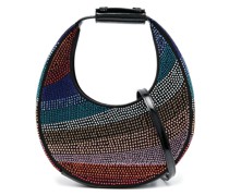 Moon Mini-Tasche mit Kristallen