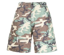 Cargo-Shorts mit Camouflage-Print
