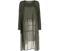 Semi-transparentes Midikleid