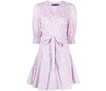 Wickelkleid mit Blumen-Print