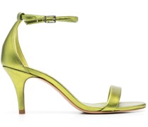 Sandalen im Metallic-Look