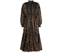 Midikleid mit Paisley-Print